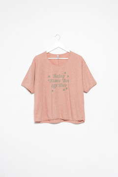 Remera Saxtans, Remera estampa Enjoy where you are now