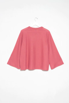 Sweater Carolanne, Sweater manga larga con caida y cuello redondo.