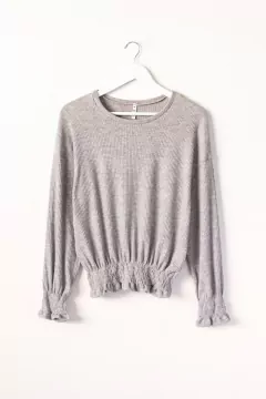 Sweater FLEUR, Sweater con mangas y cintura abuchonada