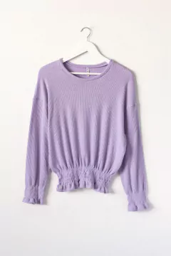 Sweater FLEUR, Sweater con mangas y cintura abuchonada - comprar online