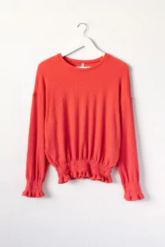 Sweater FLEUR, Sweater con mangas y cintura abuchonada - comprar online