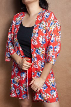 S592/1 Syes, Kimono estampado, Talles grandes - comprar online