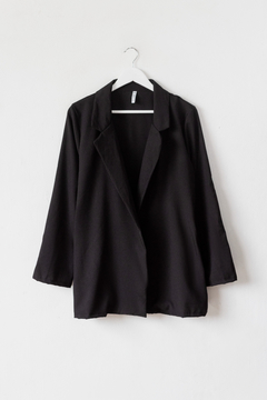 Blazer MUNA, Blazer largo con solapa y sin botones