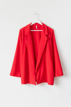 Blazer MUNA, Blazer largo con solapa y sin botones - tienda online