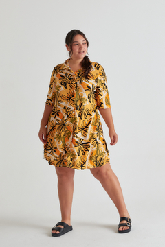 Vestido Virshi, Vestido camisero estampado