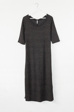 Vestido YUE, Vestido morley largo con mangas 3/4 en internet