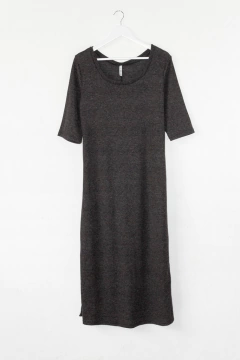 Vestido YUE, Vestido morley largo con mangas 3/4 - comprar online