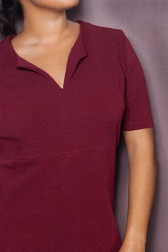 V693 Syes, Vestido Manga corta, Talles Grandes - comprar online