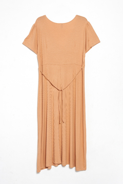 Vestido Malika, Vestido largo de morley con tiras - tienda online
