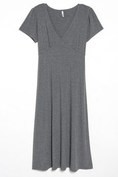 Vestido Malika, Vestido largo de morley con tiras - tienda online