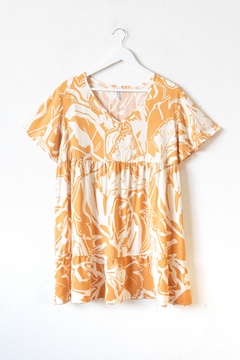 Vestido KELLY, Vestido corto con escote en v y botones fijos - SYES | Mayorista