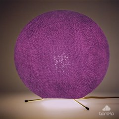 lámpara mesa piso violeta
