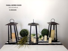 FANALES DE HIERRO NEGRO - LA MELANGE 