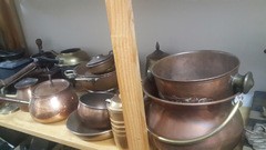 ALQUILER DE OBJETOS DE COCINA ANTIGUA-FRASCOS LATAS- OLLA-SARTEN- MOLINILLO - - tienda online