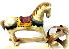 ALQUILER CABALLITO MECEDOR y CARRUSEL VINTAGE