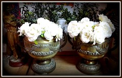 COPONES ANFORAS ANTIGUOS EN BRONCE MODELO IMPERIO ESTILO LUIS XV - comprar online