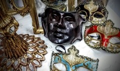 MÁSCARAS VENECIANAS Y DECO ORIENTAL- BUDA- LAMPARAS CHINAS