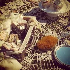PICNIC VINTAGE. ESPEJOS, BICICLETA VINTAGE, MANIQUI . - tienda online