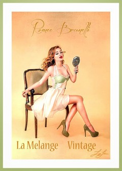 ALQUILER JUEGO DE TOILETTE ANTIGUO - ESPEJO CEPILLOS VINTAGE - comprar online