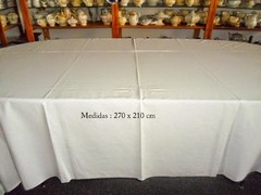 ALQUILER MANTELES , SERVILLETAS, CARPETAS, CAMINOS , MANTELERIA ANTIGUA (copia) - LA MELANGE 