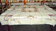 ALQUILER MANTELES , SERVILLETAS, CARPETAS, CAMINOS , MANTELERIA ANTIGUA - comprar online