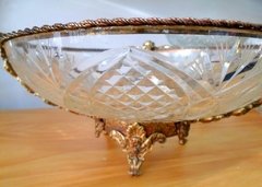 FLOREROS JARRONES CENTROS DE MESA DE CRISTAL