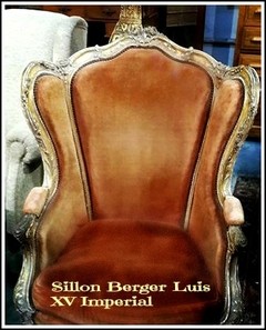 ANTIGUO SILLON FRANCES BERGER LUIS XV