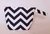 Bolso mediano Chevron azul en internet