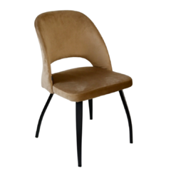Silla Lotus Taupe Pana Base Negra - 834N/TA-T