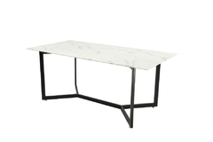 Mesa Moncloa Mármol Base Negra 200 - RT135LNM