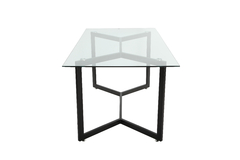 Mesa Moncloa Vidrio Base Negra - comprar online