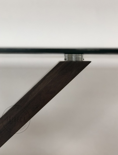 Imagen de Mesa Exxe Base Walnut 200 - DT-2210/LW