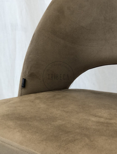 Silla Lotus Taupe Pana Base Negra - 834N/TA-T - tienda online