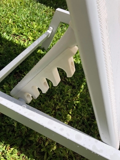 Reposera Krabi x2 c/Apoyabrazos White - 891821/W - tienda online