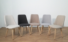 Silla Tess Gris Claro Chenille G-91/GC - tienda online