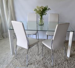 Mesa Indra base blanca RT-163/MB - TRIBECA