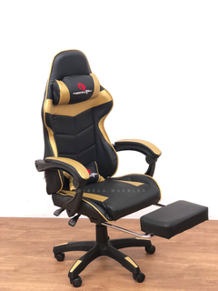 Silla Gamer Negro-Dorado 508BLACKGOLDEN en internet