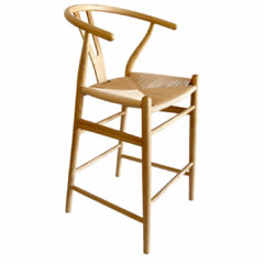 Banqueta Wishbone Natural Kraft - WB001/NT