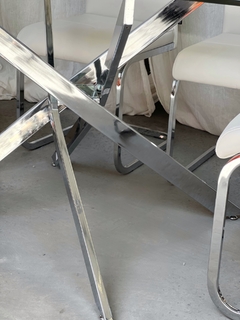 Mesa Madden Base Cromo 160 - DT2212/CR - tienda online