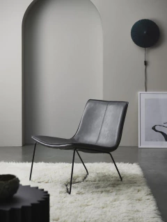 Sillón Vintage Negro Base Negra - RT125/N - comprar online