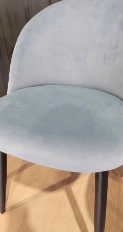 Silla Thea Azul Pana Base Negra DC1752NAZT en internet