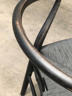 Silla Wishbone Antique Full Black K575-1/AFBK - tienda online