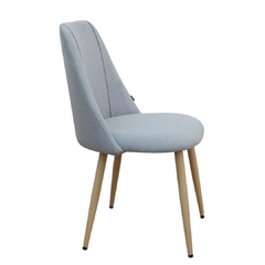 Silla Tess Gris Claro Chenille G-91/GC
