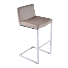 Banqueta Drummond Ecocuero Taupe - RT-1526/TA