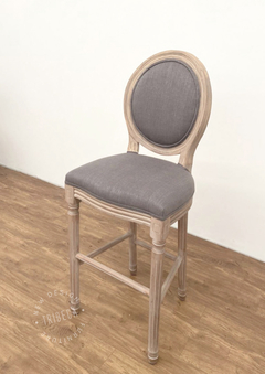 BANQUETA LUIS XVI GREY KB501-2/G - comprar online