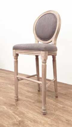 BANQUETA LUIS XVI GREY KB501-2/G - TRIBECA