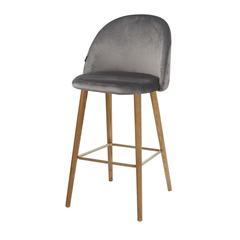 BANQUETA THEA Pana Gris Oscuro BC8141/GO-T