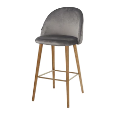 BANQUETA THEA Pana Gris Oscuro BC8141/GO-T