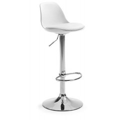 Banqueta Tulip Respaldo Medio Blanca - K3001/B