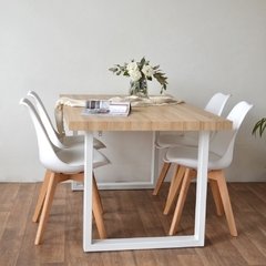 Silla Tulip Blanca Base Madera K1191 en internet